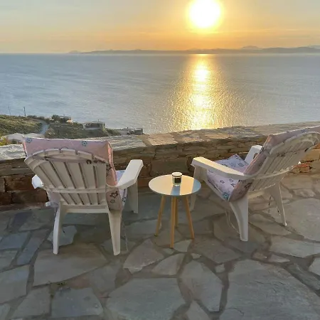 Amazing Seaview Apartment With Spectacular Sunsets شقة Melissaki